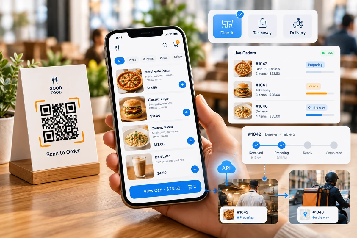 QR Ordering & Online Order